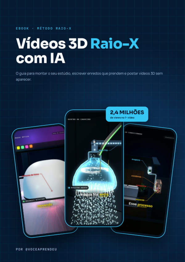 Capa do guia Vídeos 3D Raio-X com IA